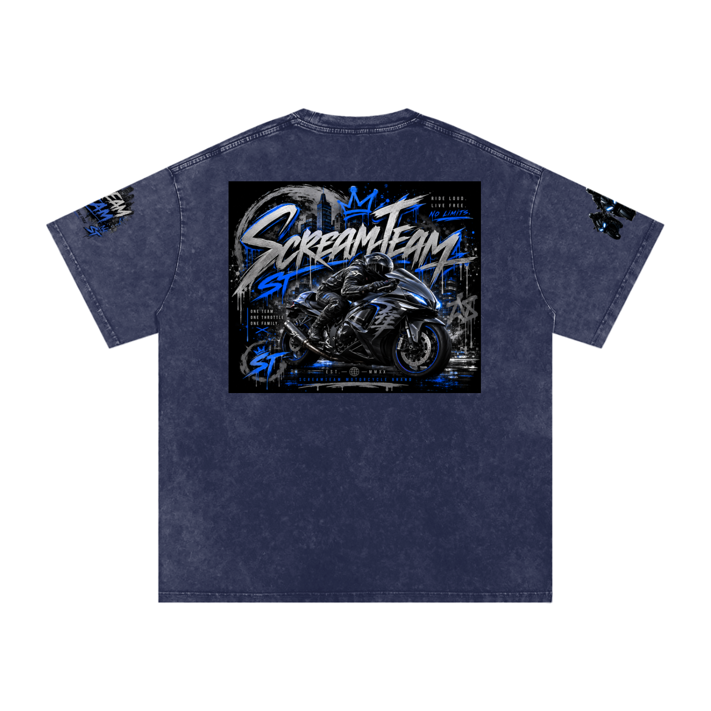 Ash Blue Screamer T-shirt