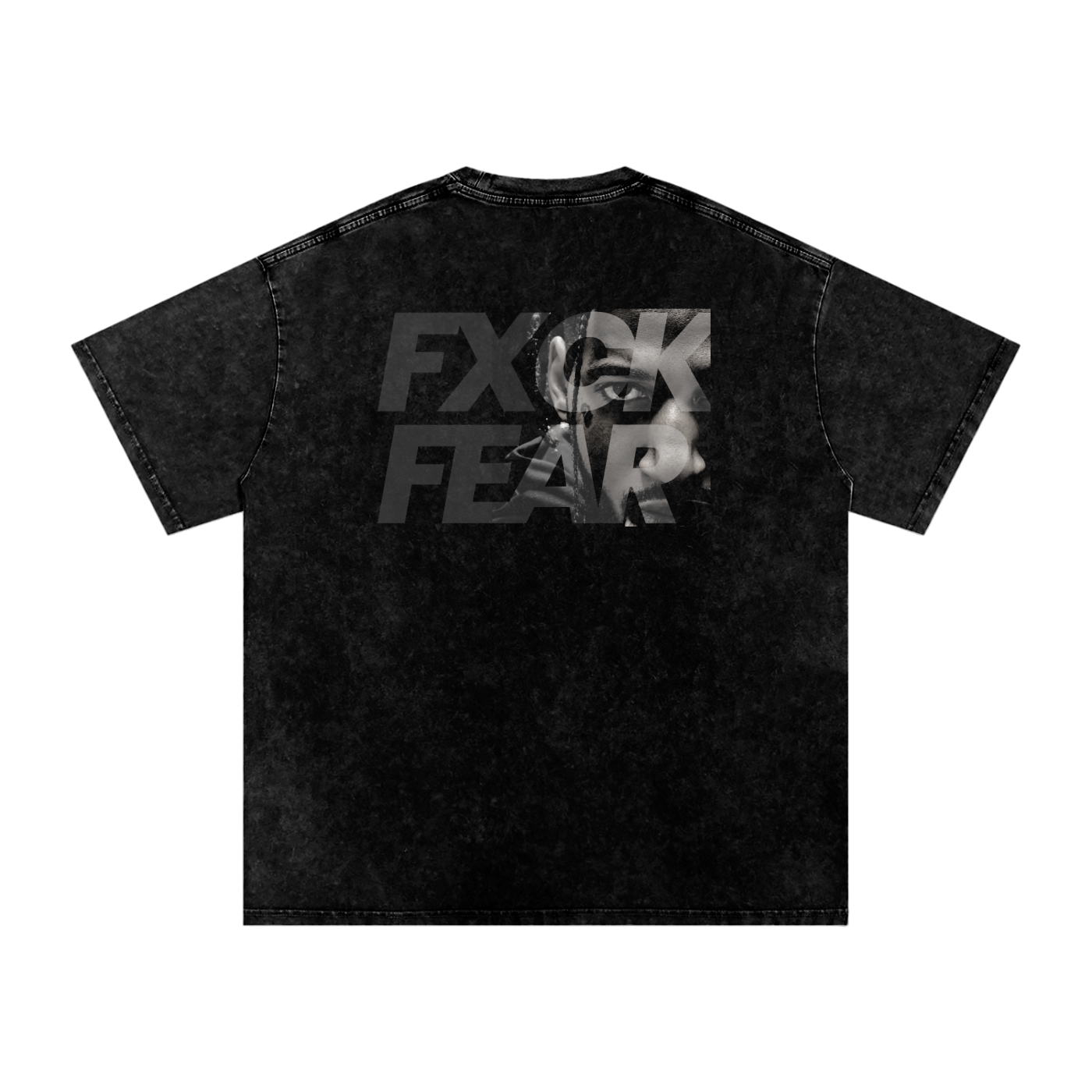 Ash Black-Fxck Fear Screamer T-shirt