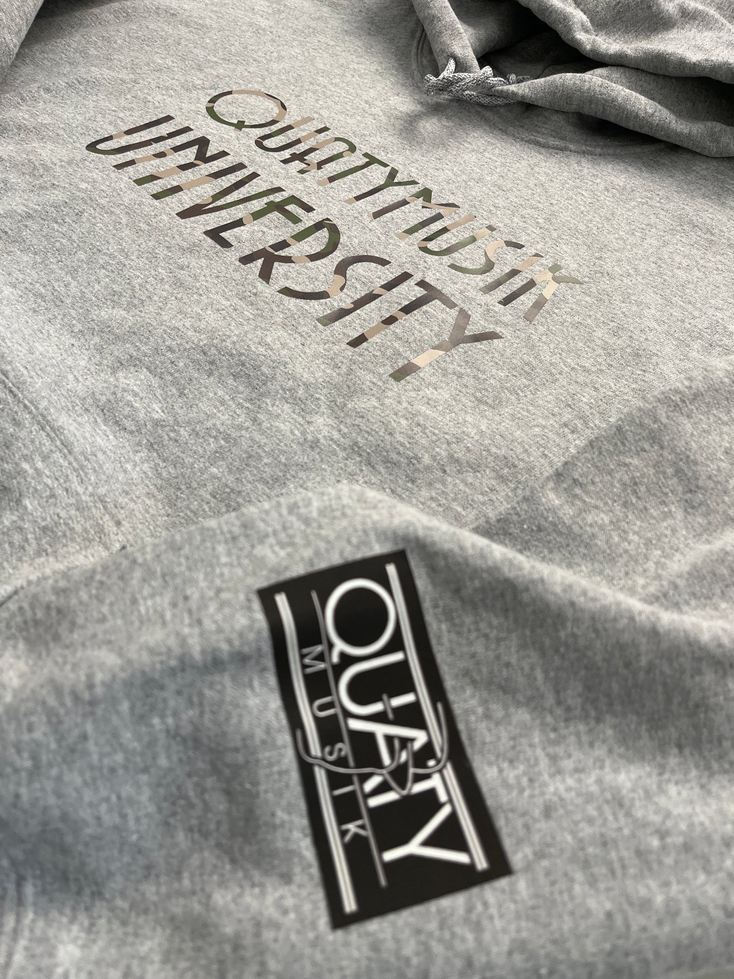 Military Ash Gray Hoodie